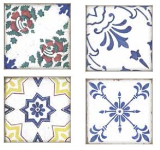 REVESTIMIENTO 20X20 FORLI PATCHWORK DECOR MIX IRREGULAR BRILLO (Espesor 6 mm) - FBR